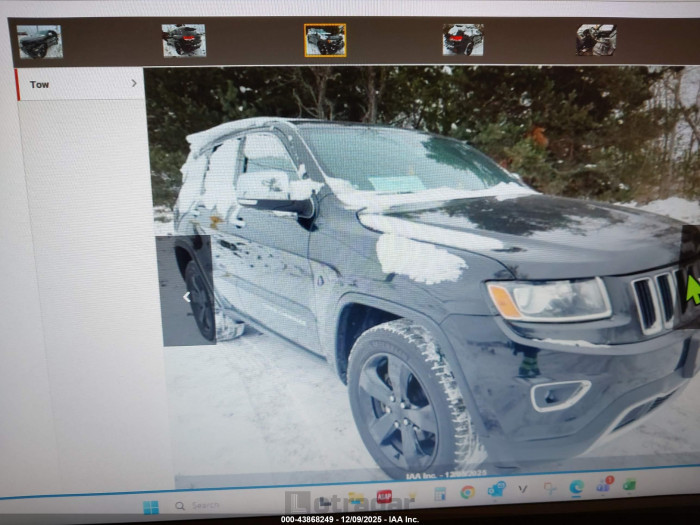 Jeep Grand cherokee 2014 VIN 1C4RJFBG7EC122183