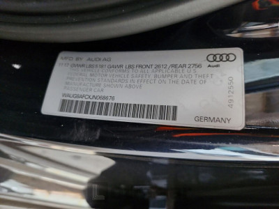 Audi A6 2018 WAUG8AFCXJN068676