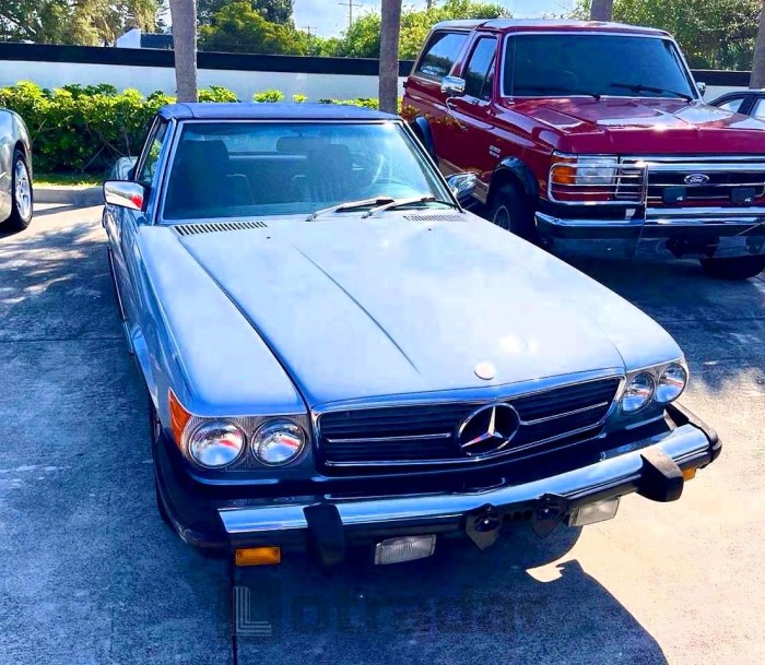 Mercedes-benz Sl-klasse 1982 VIN WDBBA45A5CB018645