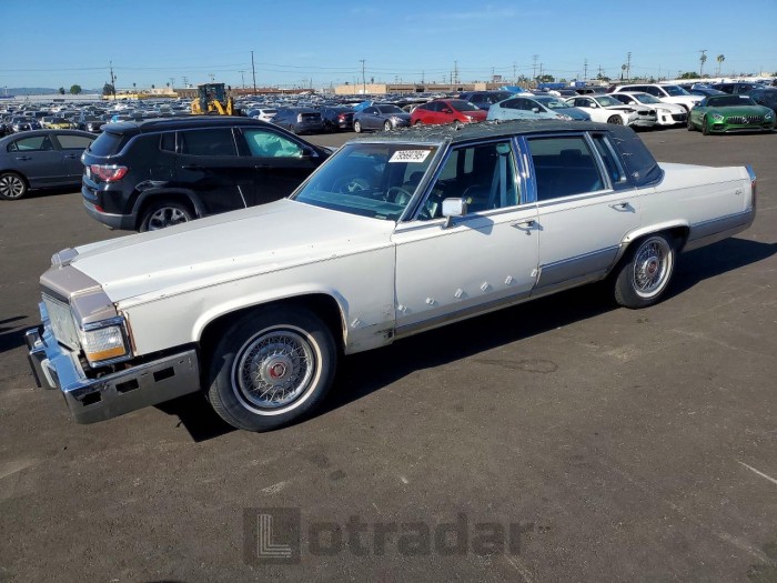Cadillac Brougham 1991 VIN 1G6DW5477MR708867