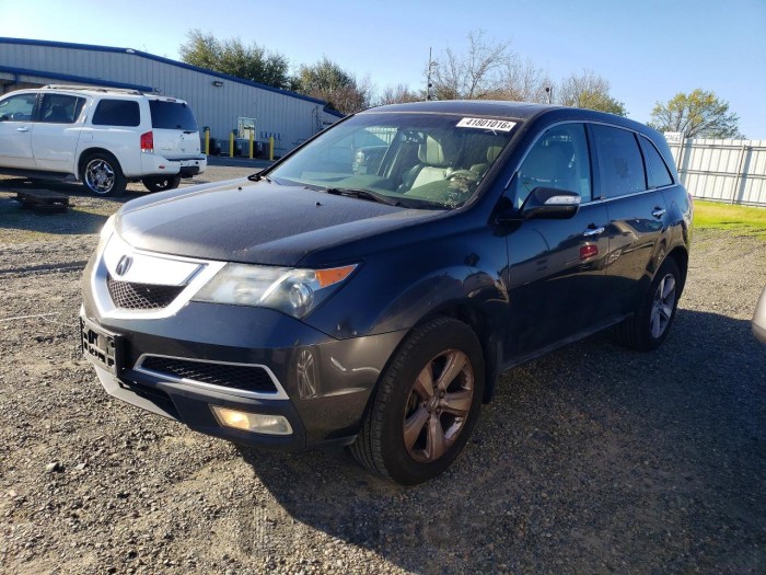 Acura Mdx 2013 VIN 2HNYD2H30DH510703