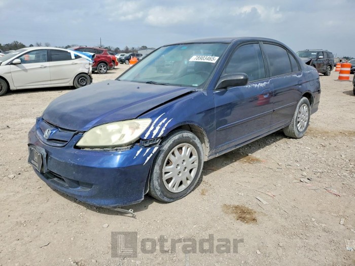 Honda Civic 2004 VIN 2HGES16594H629526