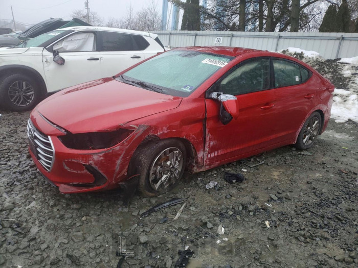Hyundai Elantra 2018 VIN 5NPD84LF5JH402618