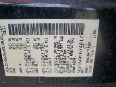Nissan Rogue 2023 5N1BT3BA3PC674817