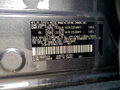 Toyota Rav4 2024 2T3H1RFVXRW321866