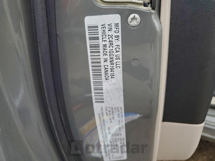 Chrysler Pacifica 2022 VIN 2C4RC1GGXNR194184