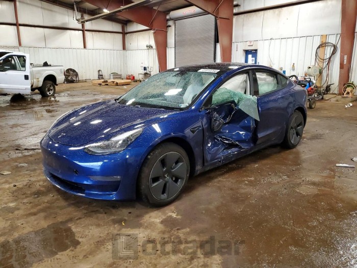 Tesla Model 3 2021 VIN 5YJ3E1EBXMF975742