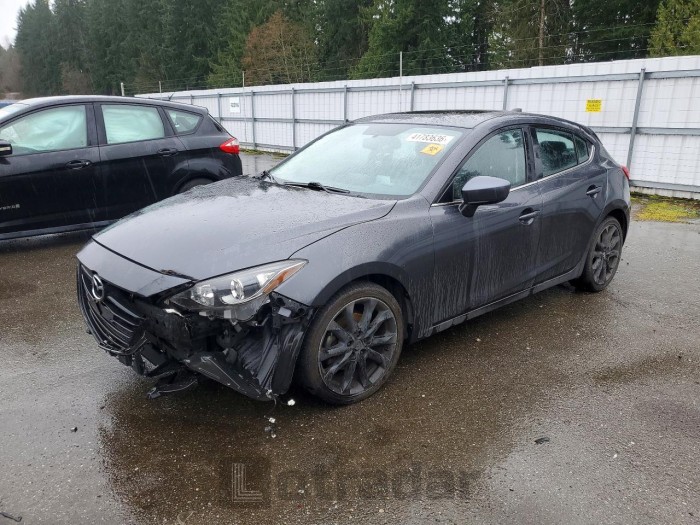 Mazda 3 2015 VIN JM1BM1L3XF1236117