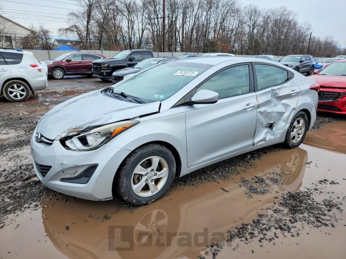Hyundai Elantra 2014 VIN 5NPDH4AE3EH467970