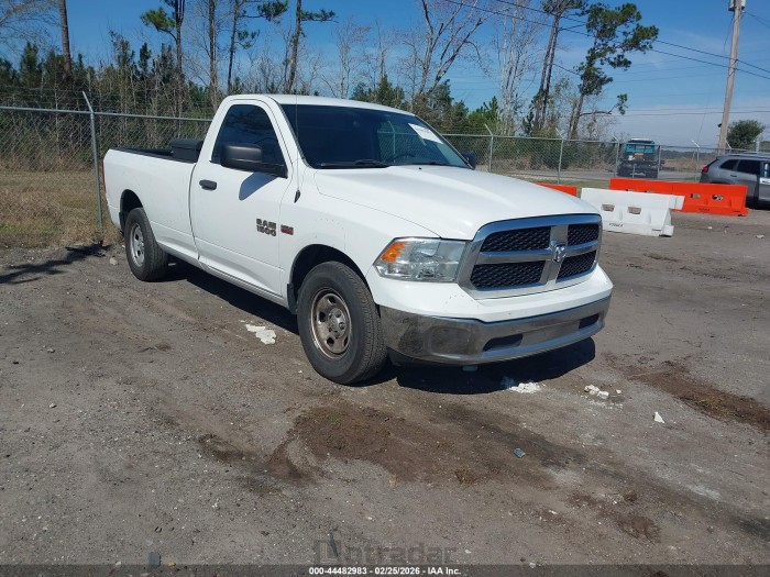 Ram 1500 2016 VIN 3C6JR6DT4GG261792