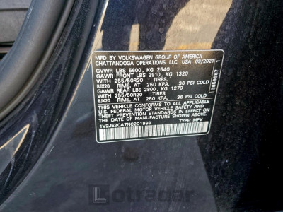 Volkswagen Atlas 2022 1V2JE2CA7NC201999