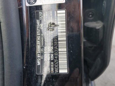Mercedes-benz E-class 2018 VIN WDDZF4JB3JA389196