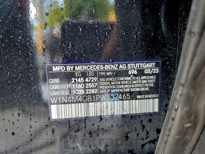 Mercedes-benz Glb-class 2023 VIN W1N4M4GB1PW302465