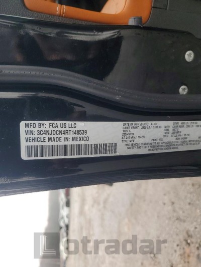 Jeep Compass 2024 VIN 3C4NJDCN4RT148539
