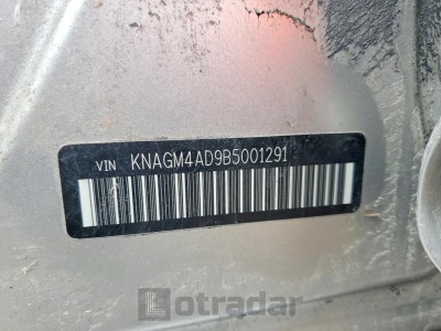 Kia Optima 2011 VIN KNAGM4AD9B5001291