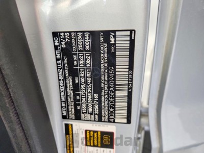 Mercedes-benz Gl-class 2014 VIN 4JGDF7DE5EA409459