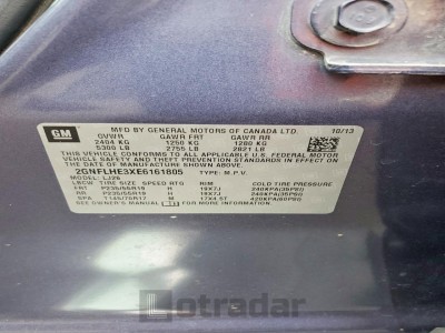 Chevrolet Equinox 2014 2GNFLHE3XE6161805