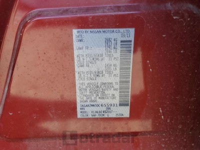 Nissan Pathfinder 2013 5N1AR2MN5DC655931