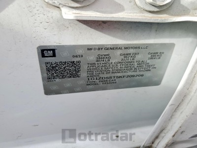 Chevrolet Malibu 2019 1G1ZD5ST5KF209209