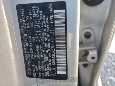Hyundai Tucson 2017 KM8J3CA27HU381133