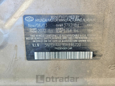 Hyundai Elantra 2013 5NPDH4AE9DH446720