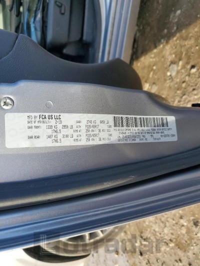 Dodge Caravan 2019 2C4RDGEG1KR641273