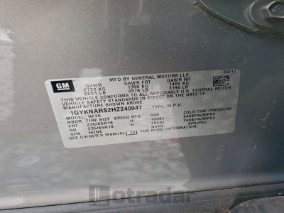 Cadillac Xt5 2017 1GYKNARS2HZ240947