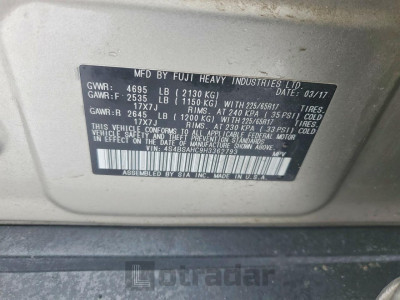 Subaru Outback 2017 4S4BSAHC9H3362793