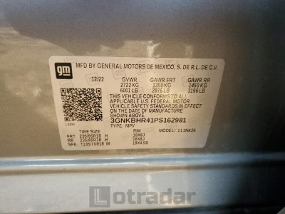 Chevrolet Blazer 2023 3GNKBHR41PS162981