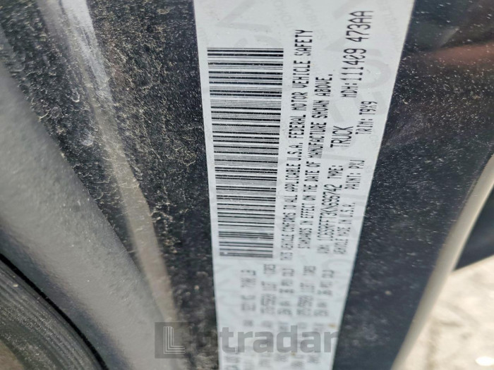 Ram 1500 2019 VIN 1C6SRFFT3KN696742