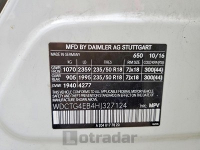 Mercedes-benz Gla-class 2017 WDCTG4EB4HJ327124