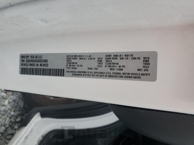 Ram All models 2025 VIN 3C6LRVDGXSE532400