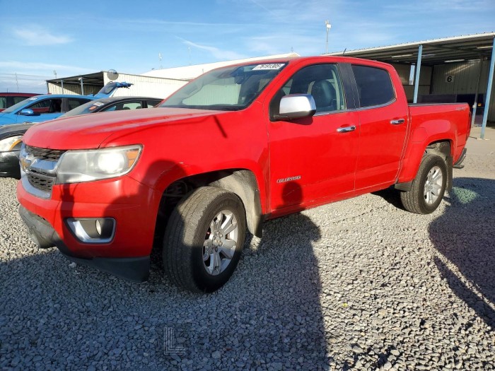 Chevrolet Colorado 2015 VIN 1GCGTBE34F1183989