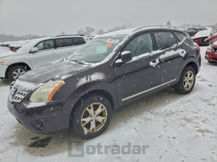 Nissan Rogue 2011 VIN JN8AS5MV8BW258045