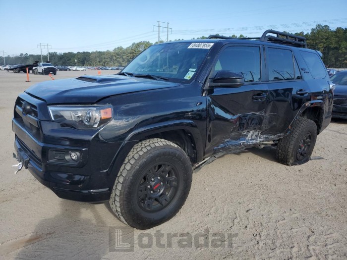 Toyota 4runner 2022 VIN JTESU5JR0N5975353