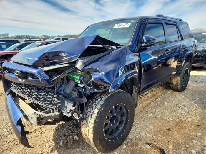 Toyota 4runner 2019 VIN JTEZU5JR2K5198250