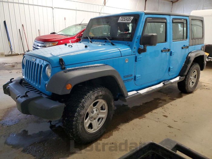 Jeep Wrangler / 2017 VIN 1C4BJWDG3HL624563