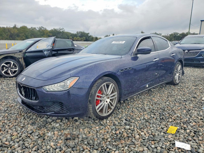 Maserati Ghibli 2017 VIN ZAM57RSLXH1205243
