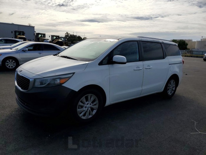 Kia SEDONA 2016 VIN KNDMB5C19G6168370