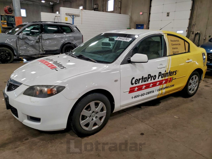 Mazda 3 2008 VIN JM1BK12F081774796