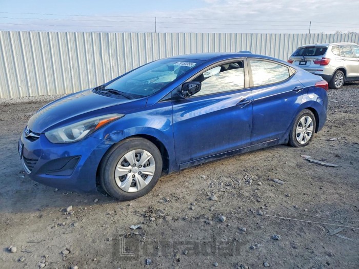 Hyundai Elantra 2016 VIN 5NPDH4AE7GH685770