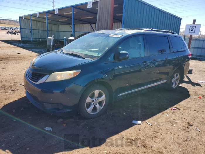 Toyota Sienna 2012 VIN 5TDKK3DC1CS193009