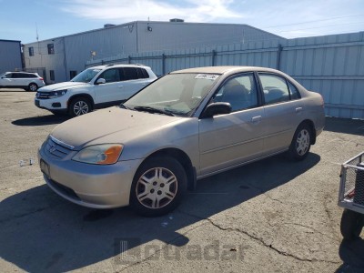 Honda Civic 2002 VIN 2HGES16562H557195