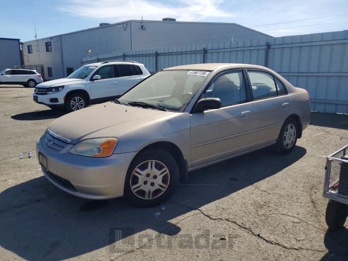 Honda Civic 2002 VIN 2HGES16562H557195
