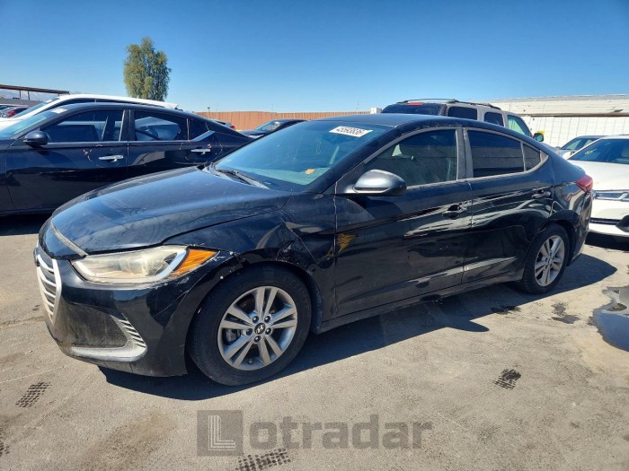 Hyundai Elantra 2018 VIN KMHD84LF4JU500024