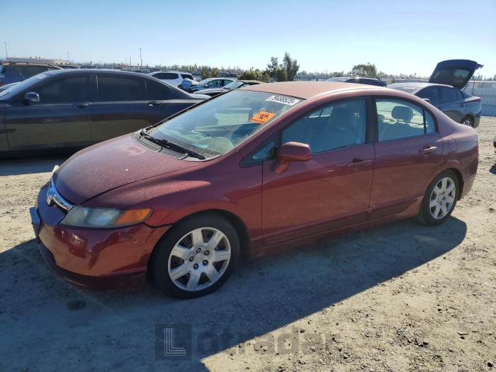 Honda Civic 2008 VIN 1HGFA16518L012329