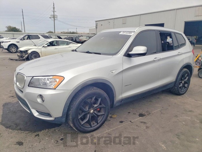 BMW X3 2013 VIN 5UXWX9C51D0D00526