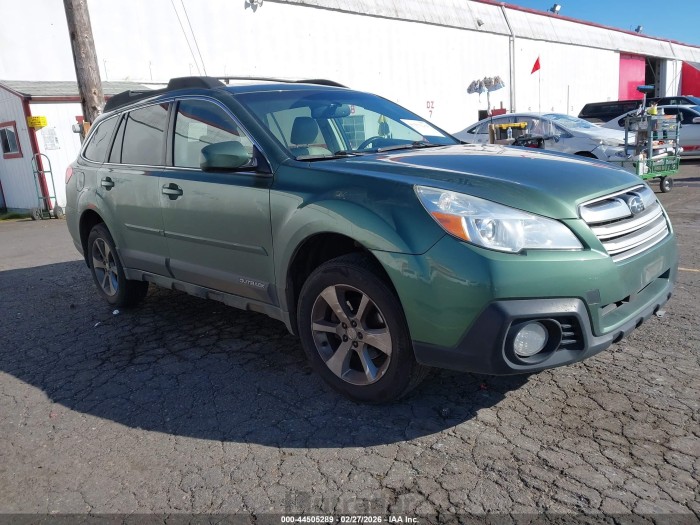 Subaru Outback 2013 VIN 4S4BRBLC5D3289117