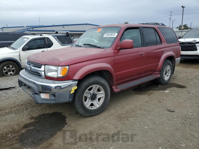 Toyota 4runner 2002 VIN JT3GN86R420253916