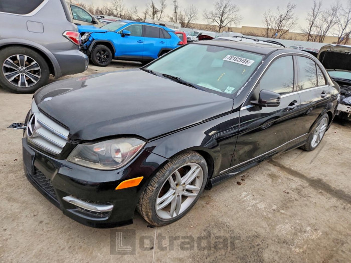 Mercedes-benz C-klasse 2012 VIN WDDGF8BB9CR205140